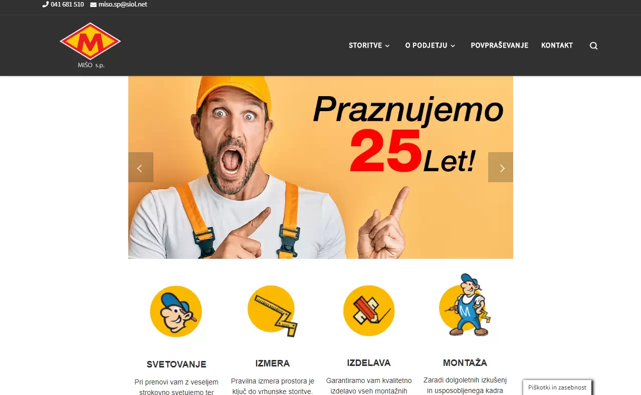 Vzdrževanje in on-site optimizacija Mišo SP